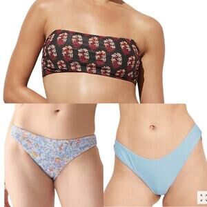 J.Crew Bikini Top/Bottoms Bundle of 3 Assorted Styles size Large NWT